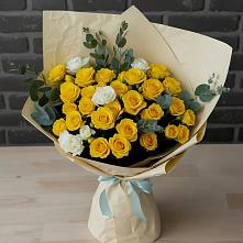 Букет цветов из:  Розы в Русско-Высоцкое