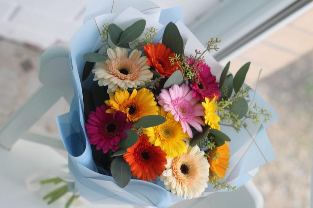 Букет цветов из: Герберы в Русско-Высоцкое