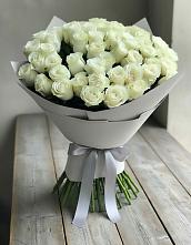 Букет 35 Белых роз в Русско-Высоцкое
