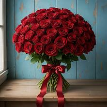Букет Красные розы Блэк Меджик в Русско-Высоцкое
