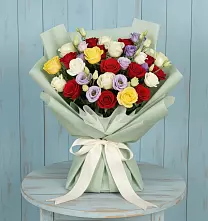 Букет цветов из:  Розы в Русско-Высоцкое