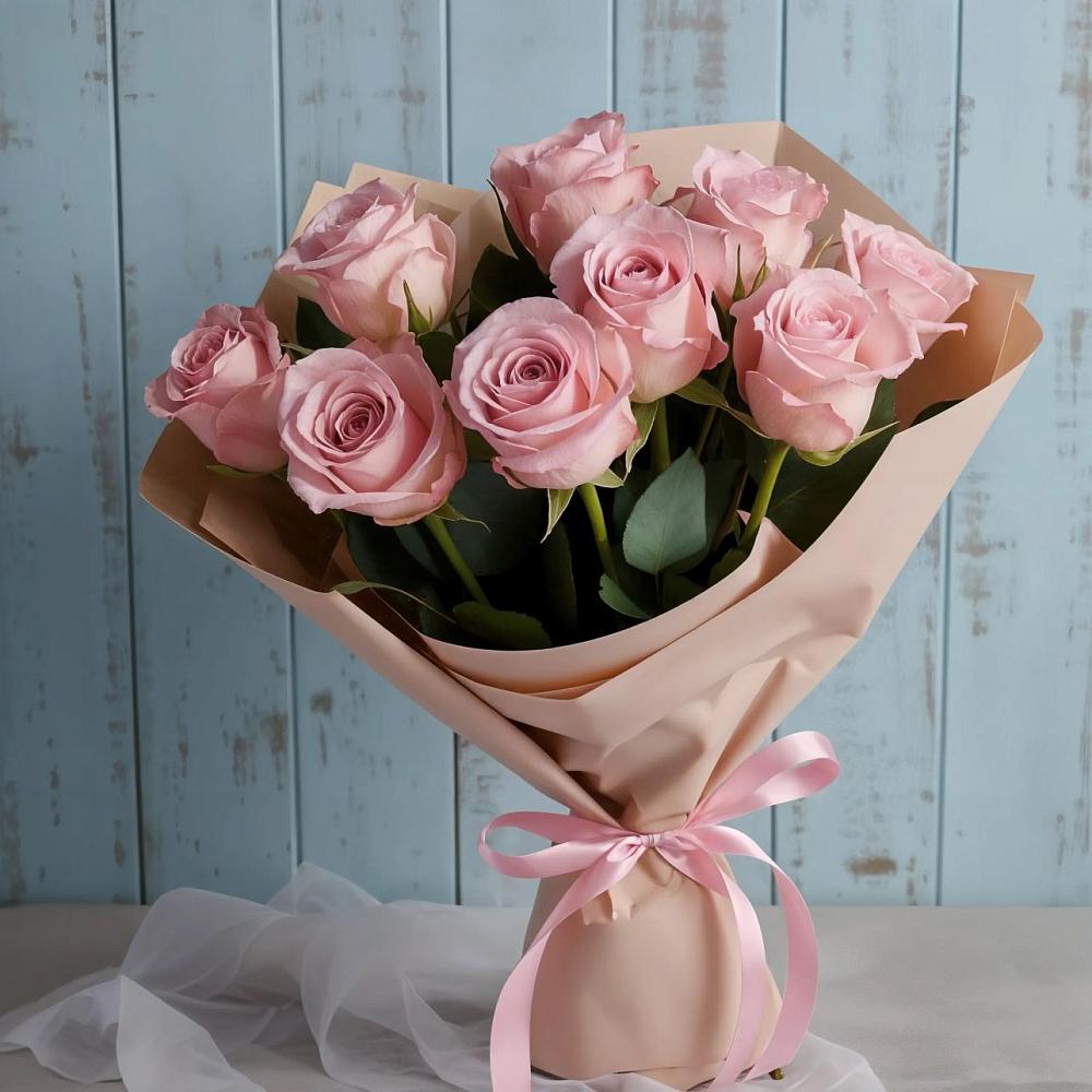 Букет цветов из: Розы в Русско-Высоцкое