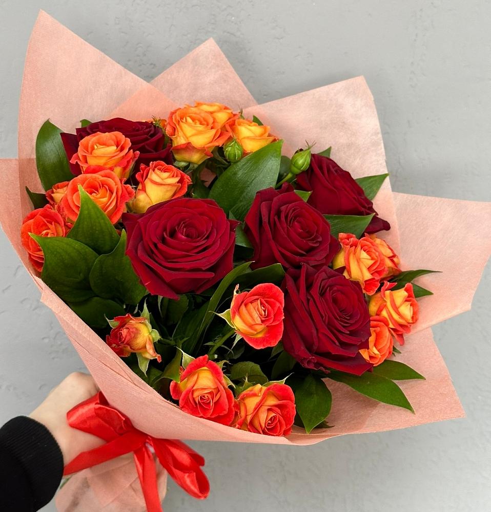 Букет Любовь и восторг в Русско-Высоцкое