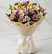 Букет цветов из:  Альстромерии #REPLACE_PRED# Русско-Высоцкое