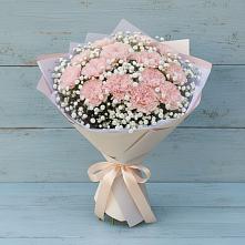 Букет цветов из:  Гвоздики в Русско-Высоцкое