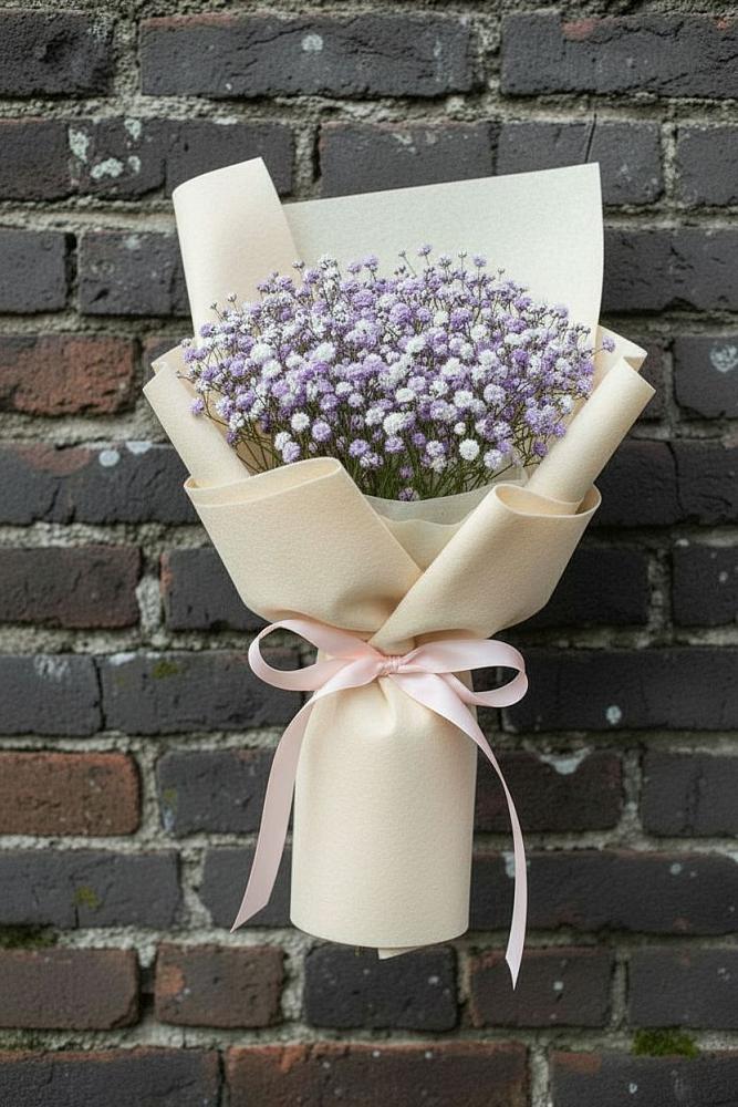 Букет цветов из: Гипсофила в Русско-Высоцкое