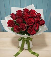 Букет Красные розы в Русско-Высоцкое