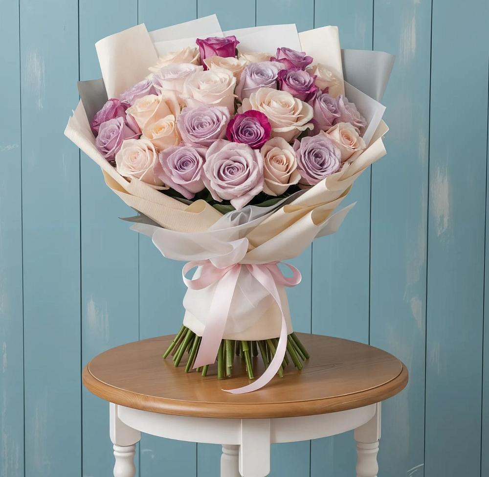 Букет цветов из: Розы в Русско-Высоцкое