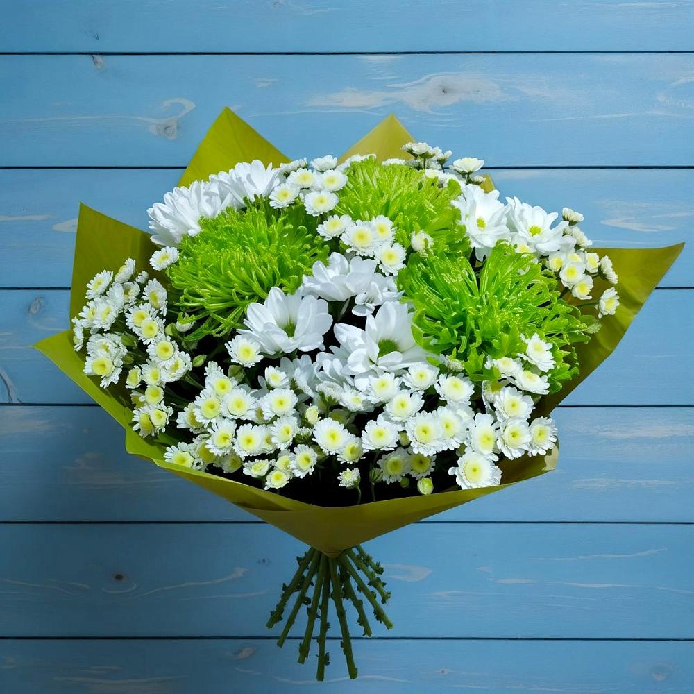 Букет цветов из: Хризантемы в Русско-Высоцкое