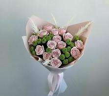 Букет цветов из:  Розы и Хризантемы в Русско-Высоцкое