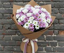 Букет цветов из:  Хризантемы #REPLACE_PRED# Русско-Высоцкое