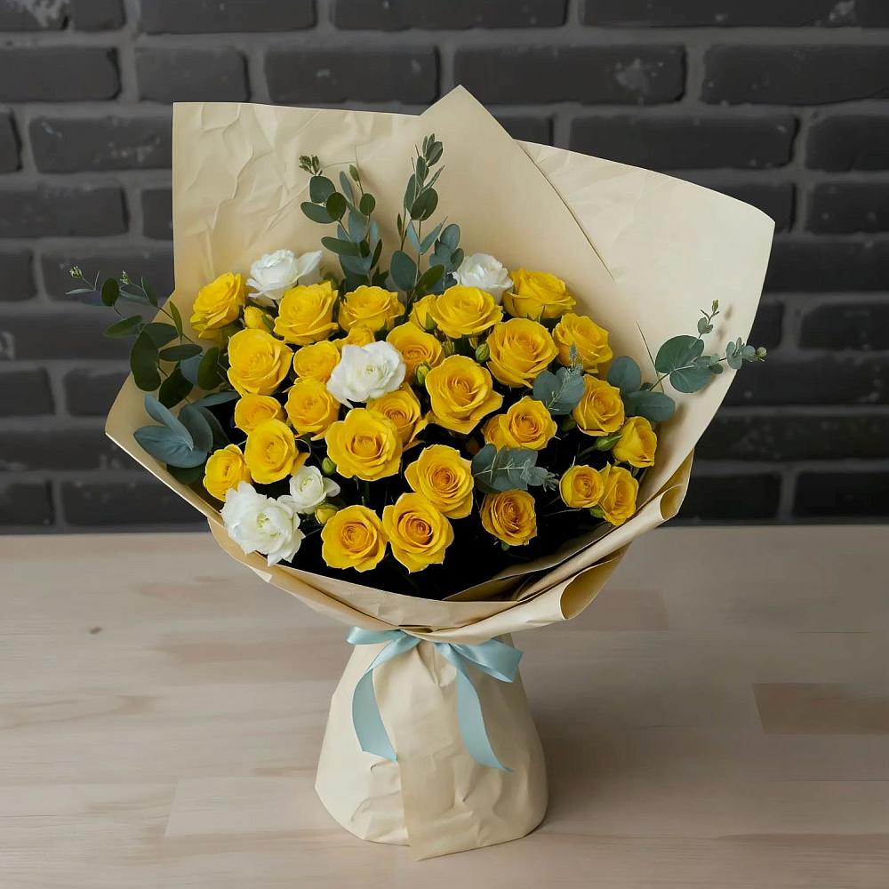 Букет цветов из: Розы в Русско-Высоцкое