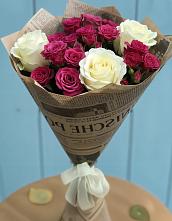 Букет цветов из:  Розы #REPLACE_PRED# Русско-Высоцкое