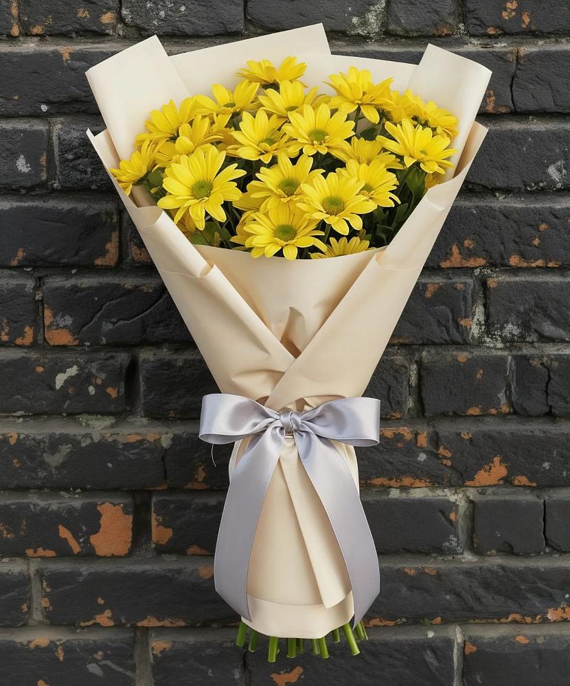 Букет цветов из: Хризантемы в Русско-Высоцкое
