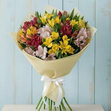 Букет цветов из:  Альстромерии в Русско-Высоцкое