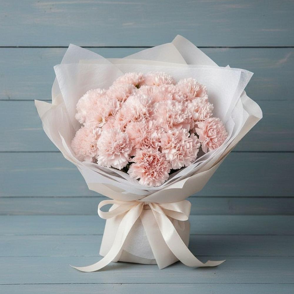 Букет цветов из: Гвоздики в Русско-Высоцкое