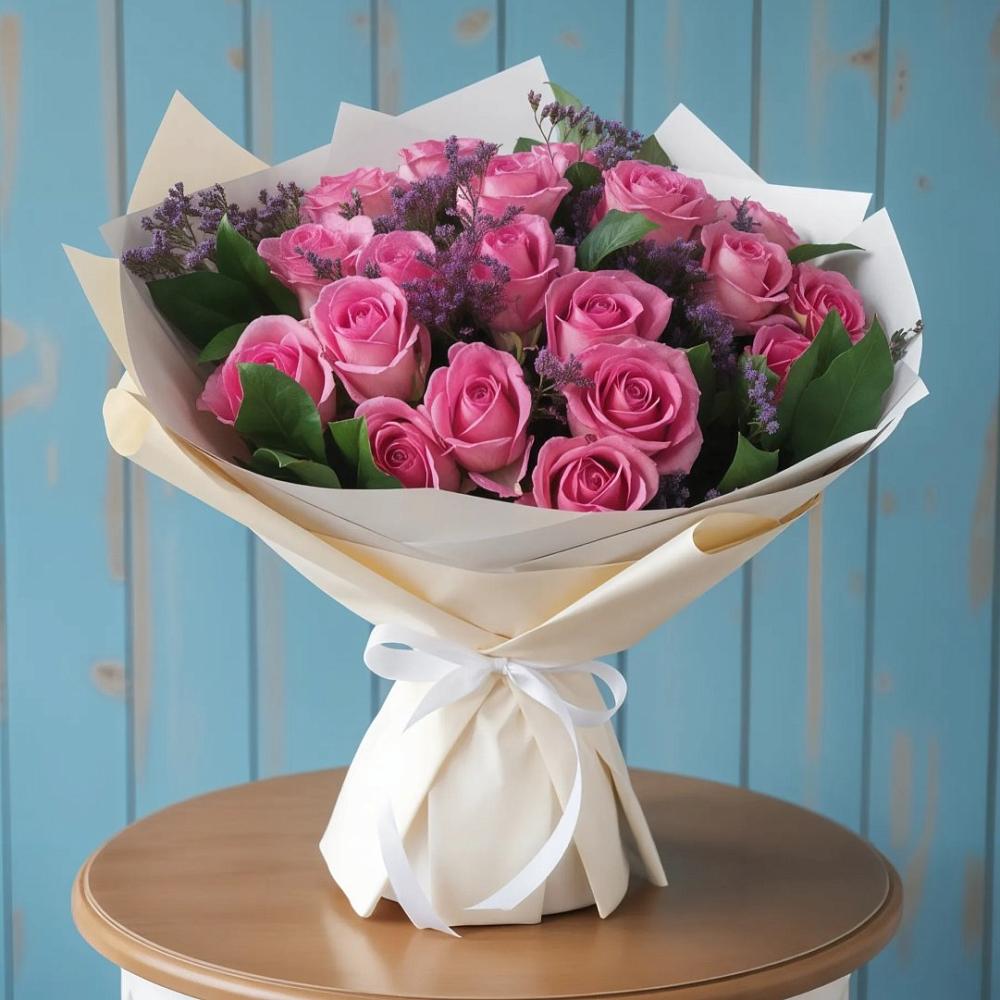 Букет цветов из: Розы в Русско-Высоцкое