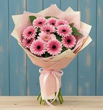 Букет цветов из:  Герберы в Русско-Высоцкое